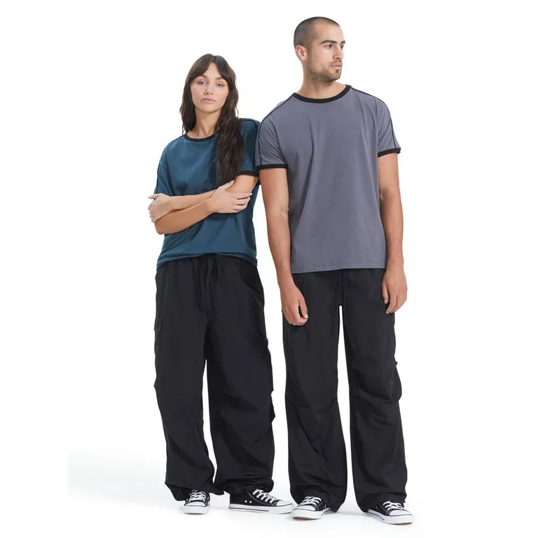 No Boundaries All Gender Parachute Pants, Men's Sizes XS - 3XL | Walmart (US)
