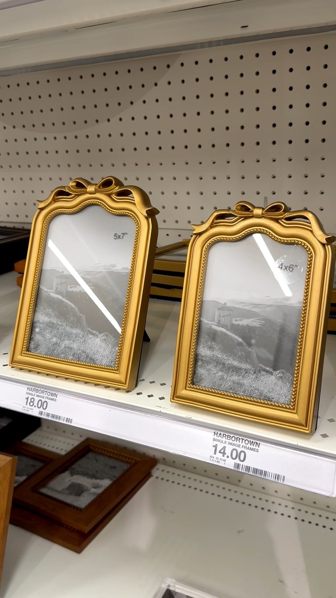 This sweet gold frame comes in 2 sizes and features an arch design with bow detail. It’s made of resin and has an easel back for tabletop display as well as a D-ring to hang on the wall. Perfect for a family holiday picture, little girl’s room, or for Grandparents. 

And if you’re a mosaic artist, this would be a fun + challenging substrate for your tile work. For mosaic tips, tutorials + inspiration please visit my YouTube channel: YouTube.com/julieweilbacher. Follow @julieweilbacher on Instagram for all things mosaic art.

#goldpictureframe #bowframe #christmasframe #holidayframe #target #bowpictureframe #girlsbedroom #pictureframe #tabletopframe #wallframe #goldframe #lastminutegiftidea

#LTKGiftGuide #LTKHome #LTKFindsUnder50