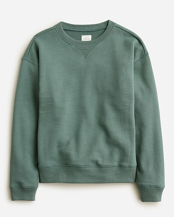 Kids' crewneck sweatshirt in french terry | J. Crew US