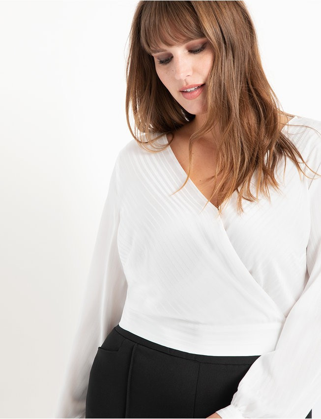 Faux Wrap Top | Eloquii