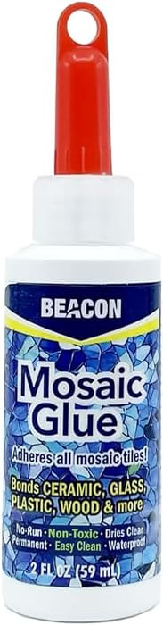 BEACON Mosaic Glue - Non-Toxic & Water Resistant, Ideal for All Tiles & Surfaces, 2-Ounce | Amazon (US)