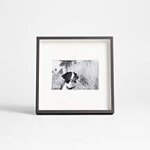 Brushed Black 4x6 Picture Frame + Reviews | Crate & Barrel | Crate & Barrel