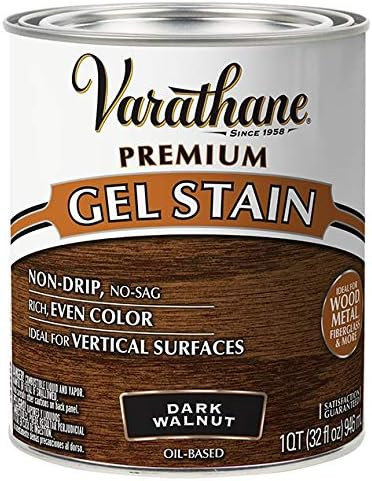 Varathane 358301 Premium Gel Stain, Quart, Dark Walnut | Amazon (US)