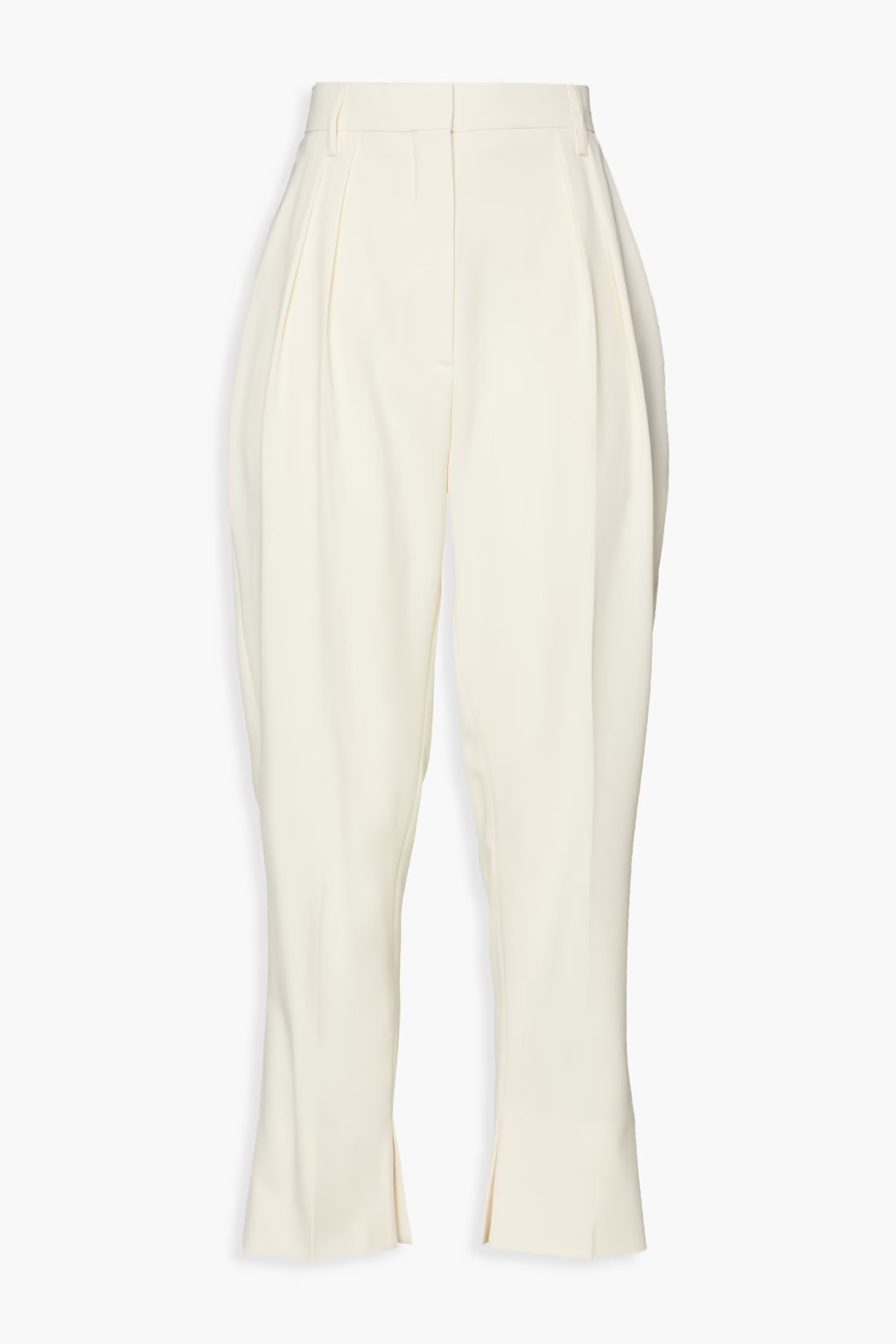 Pleated crepe tapered pants | The Outnet (UK and Europe)