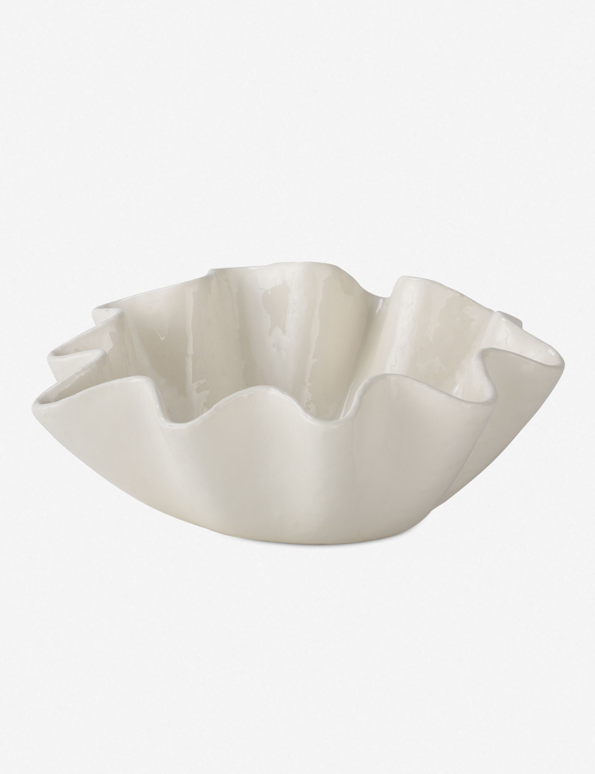 Regina Andrew Ruffle Ceramic Bowl | Lulu and Georgia 
