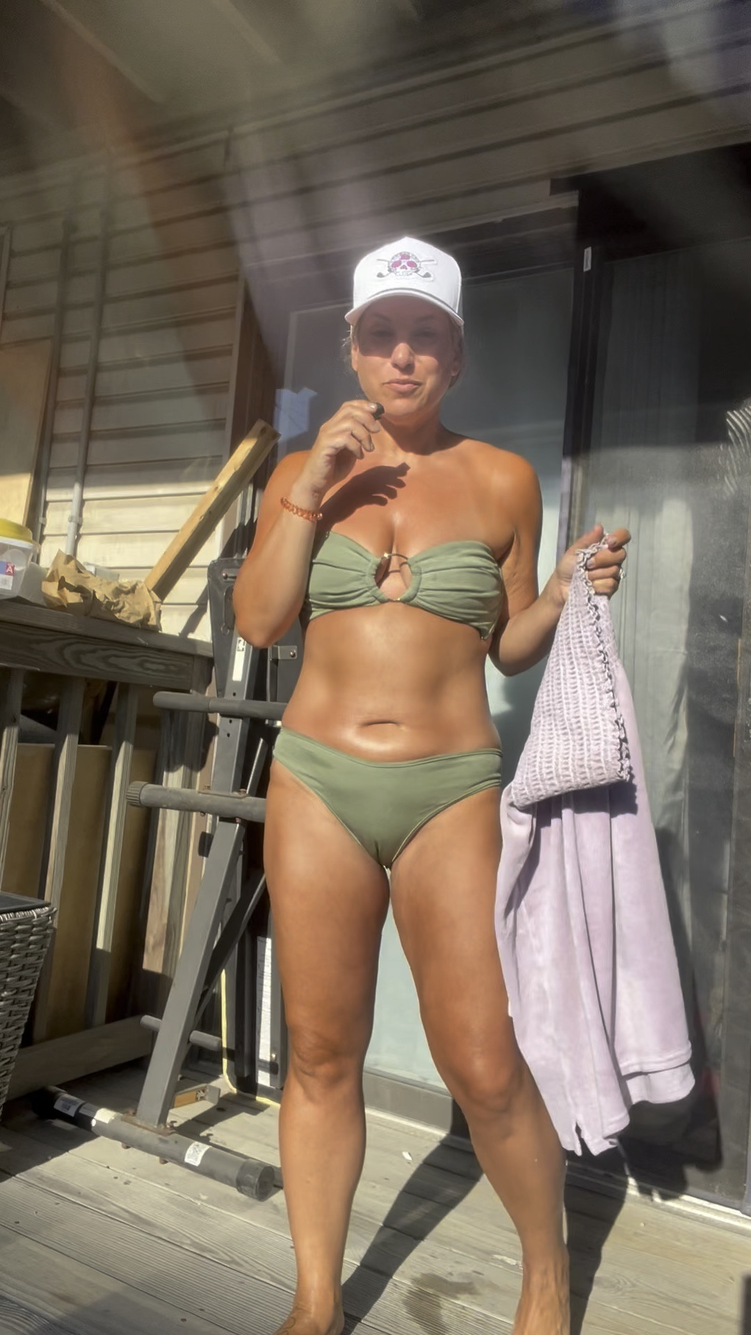 My new favorite strapless swimsuit. Everyone needs a strapless swimsuit to keep those tan lines at bay. This supports the girls and the bottom doesn’t give me muffin top. I love this sage green but it comes in tons of prints! If you need a new swimsuit this season look no further  

#LTKSeasonal #LTKTravel #LTKActive