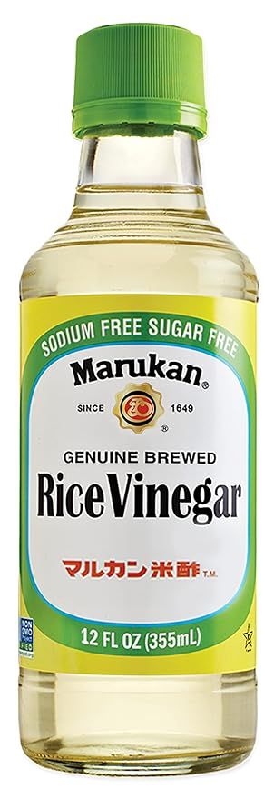 Marukan Genuine Brewed Rice Vinegar, 12 Ounce Glass Bottle (Pack of 1) | Amazon (US)