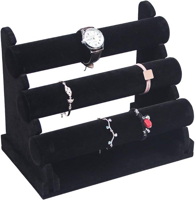 Coward 3 Tier Detachable Bracelet Holder Organizer,Scrunchie Watch Jewelry Display Stand for Show... | Amazon (US)