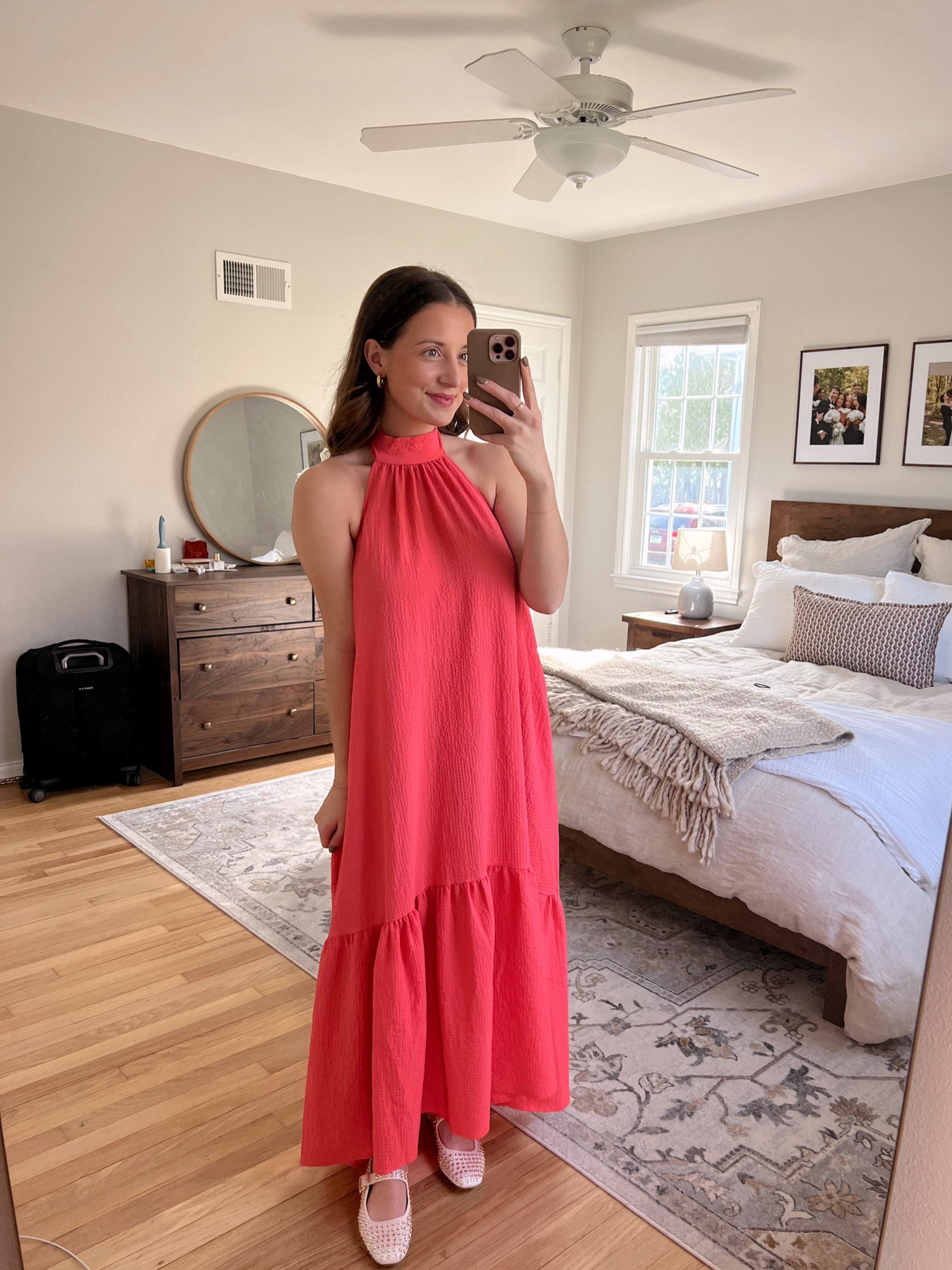 Target find!! Doesn’t wrinkle & can easily be dressed up or down! Great for Autumns & would work for springs! 

#coraldress #targetdress #targetfind #targetfashion 

#LTKstyletip #LTKfindsunder50 #LTKxTarget