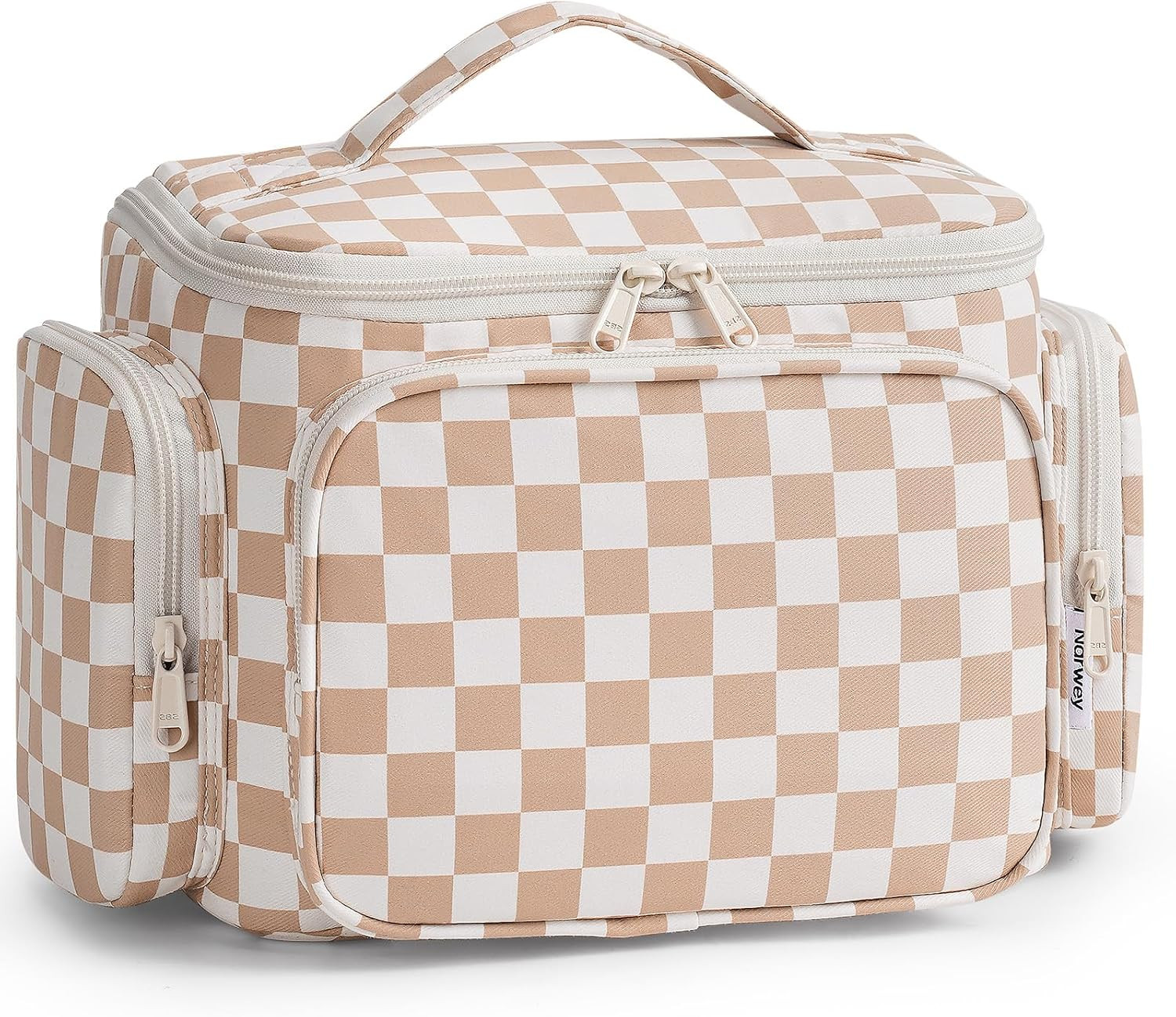 Narwey Hanging Travel Toiletry Bag for Women, Large Makeup Cosmetic Bag | Amazon (US)