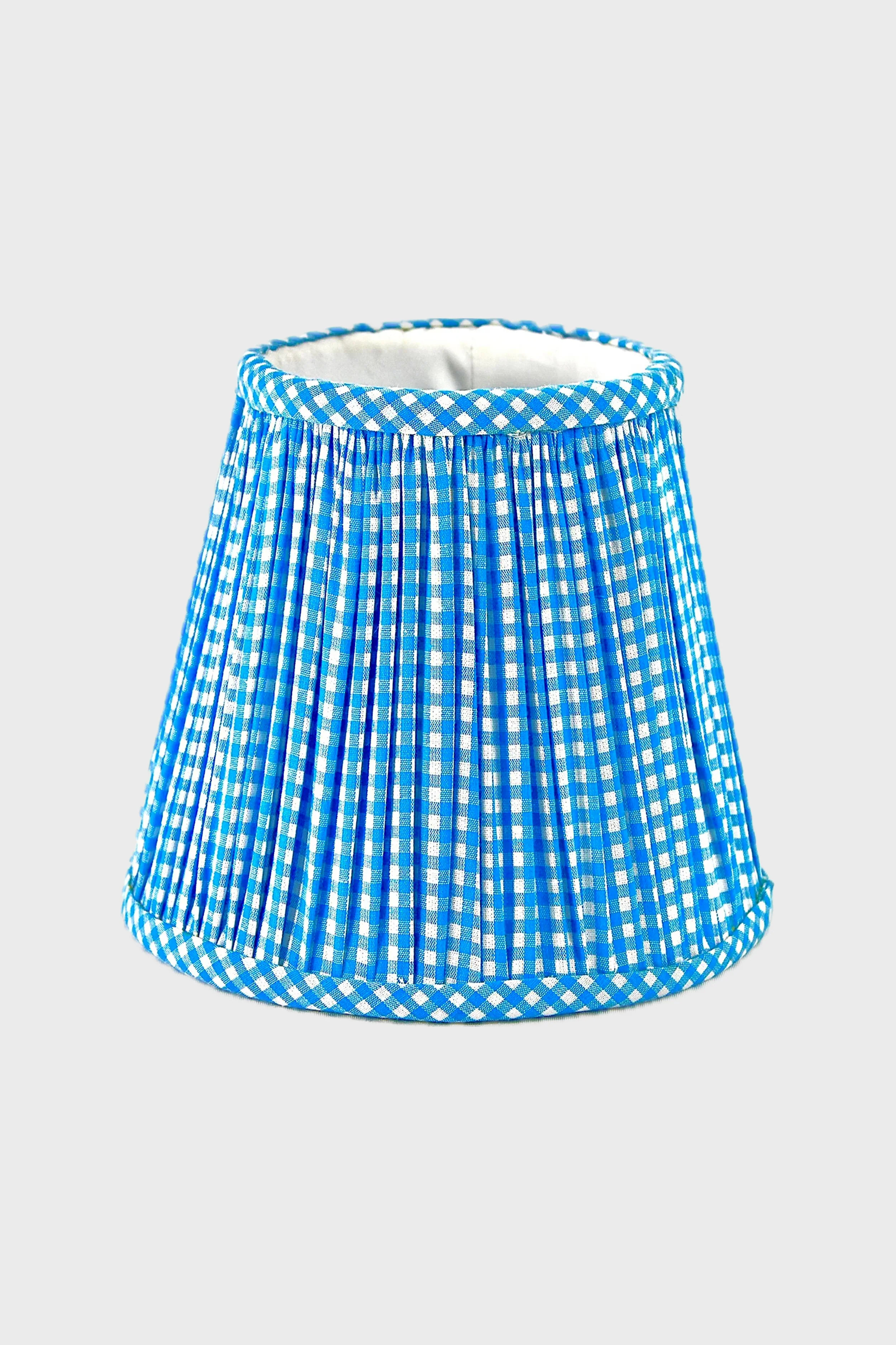 Light Blue Gingham Zafferano Lampshade | Tuckernuck (US)