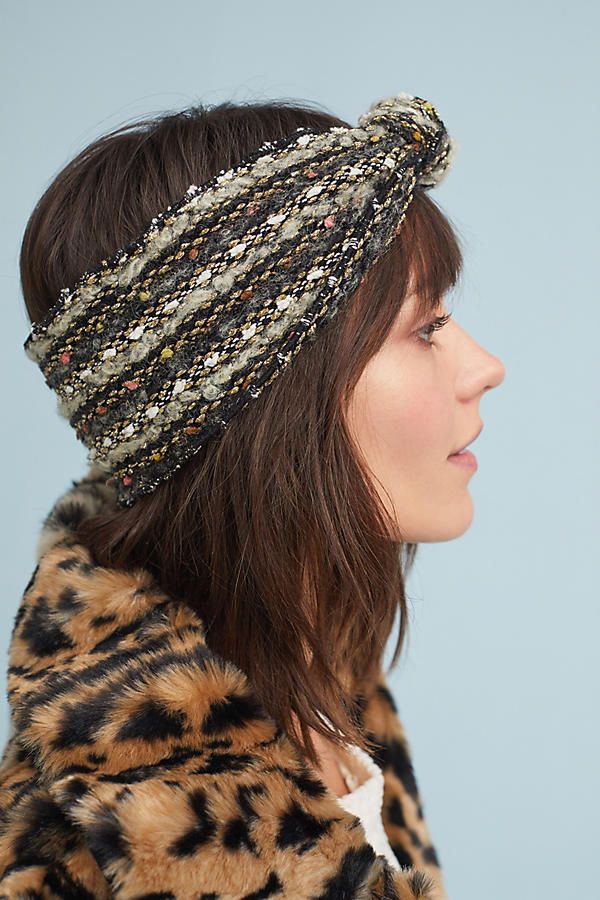 Tweed Bow Headband | Anthropologie (US)
