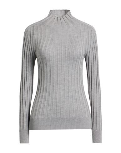 Peserico Woman Turtleneck Grey Size 12 Virgin Wool, Viscose, Polyester | YOOX (US)