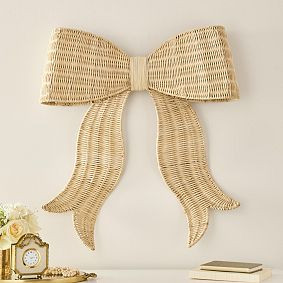 LoveShackFancy Rattan Bow | Pottery Barn Teen
