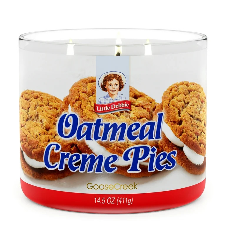 Goose Creek 3-Wick Little Debbie Oatmeal Cream Pies Scented Jar Candle, 14.5oz. - Walmart.com | Walmart (US)