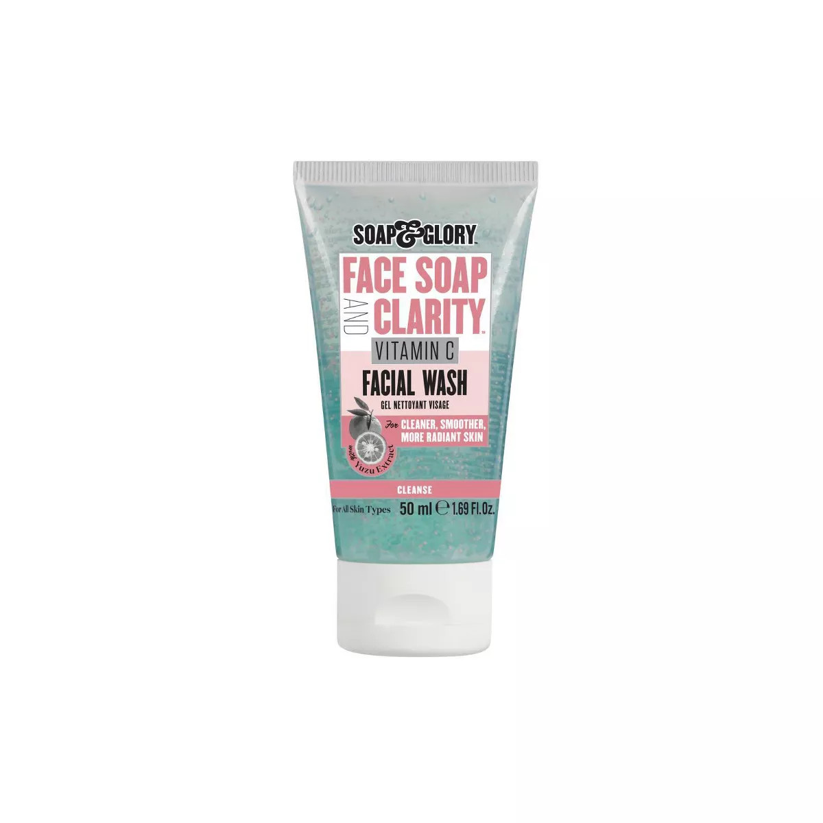 Soap & Glory Face Soap & Clarity 3-in-1 Daily Vitamin C Facial Wash Travel Size - 1.69 fl oz | Target