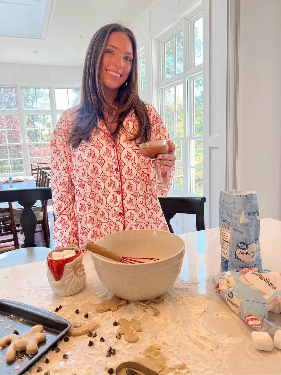 Red Toile Pajama Set | KenzKustomz