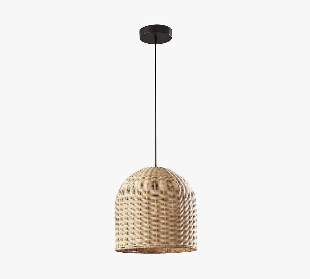 Silvia Handwoven Rattan Pendant | Pottery Barn (US)