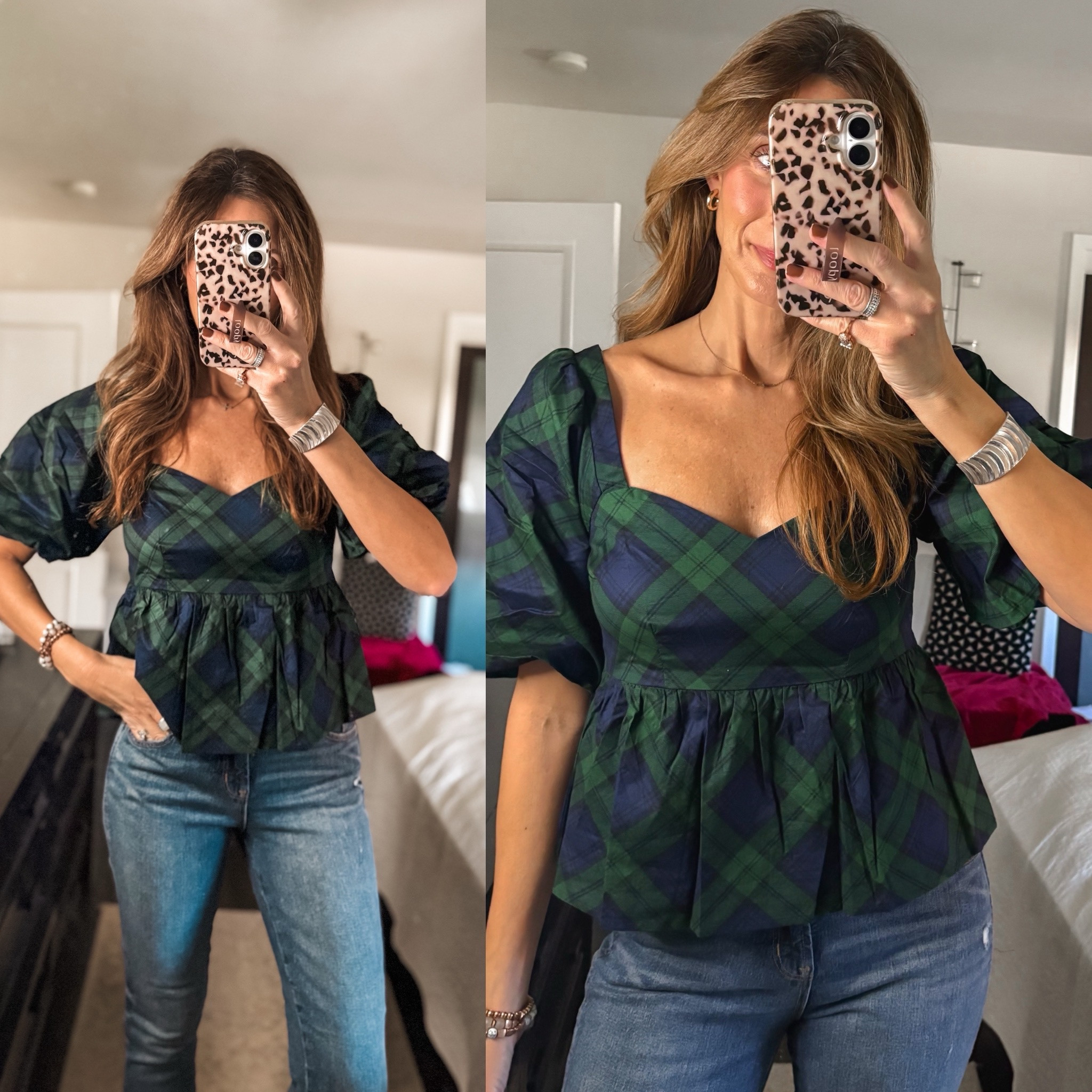 The cutest Holiday top!! 

Wearing a small, but runs a little big.

Size 2 in the vintage slim jeans.

Holiday outfits for women, holiday outfit ideas 

#LTKHoliday #LTKSaleAlert #LTKFindsUnder50