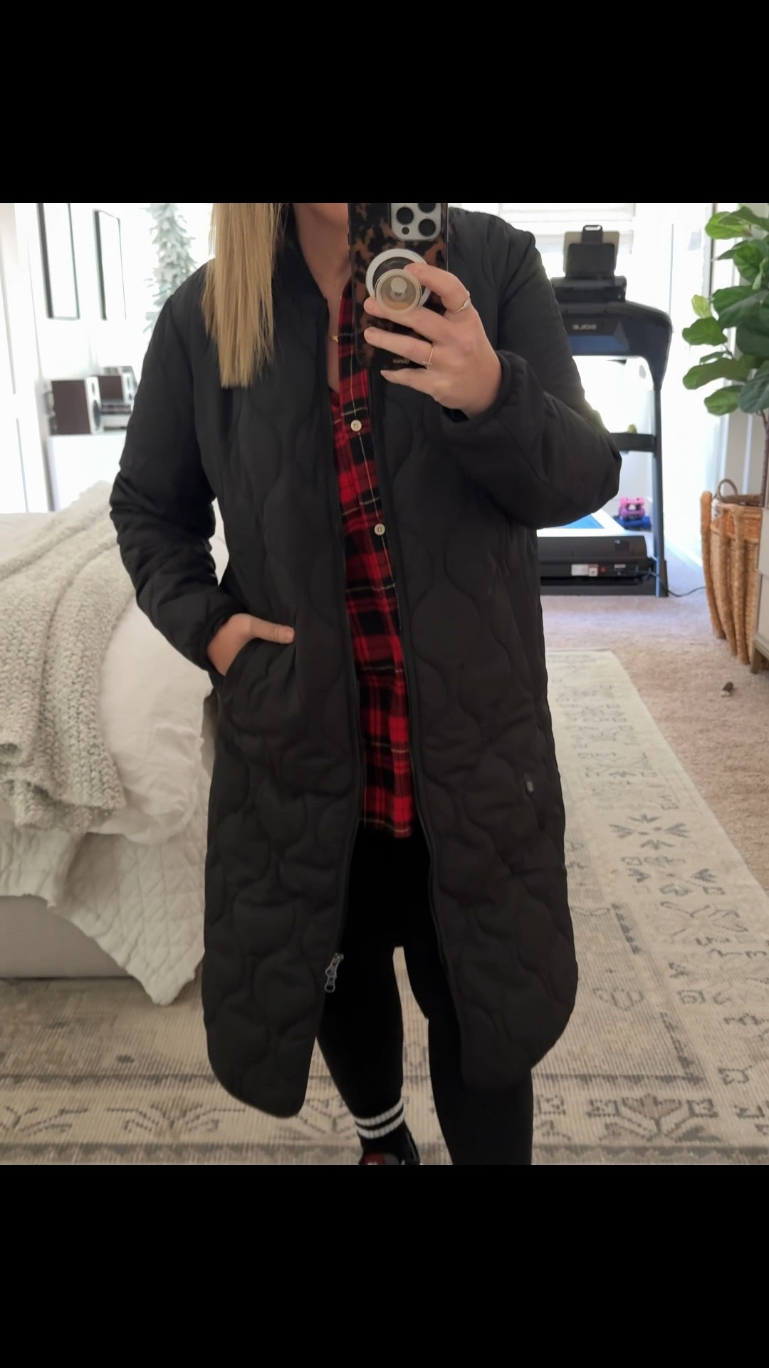 This long quilted jacket with two way zipper is one of my most favorite, versatile jackets of the season. Another coat from Quince, it fits TTS (I’m 5’3” and in a medium). The value is awesome and I love the collar- makes wearing a hooded sweatshirt or scarf so easy! Free returns or exchanges for 365 days! It’s featherless and isn’t bulky but is rated down to 7 degree temps! Comes in 4 colors.

#LTKTravel #LTKSeasonal