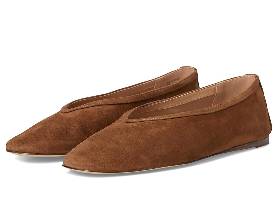 Steve Madden Leni Women's Flat Shoes Chestnut Suede : 6.5 M, Rubber | Zappos