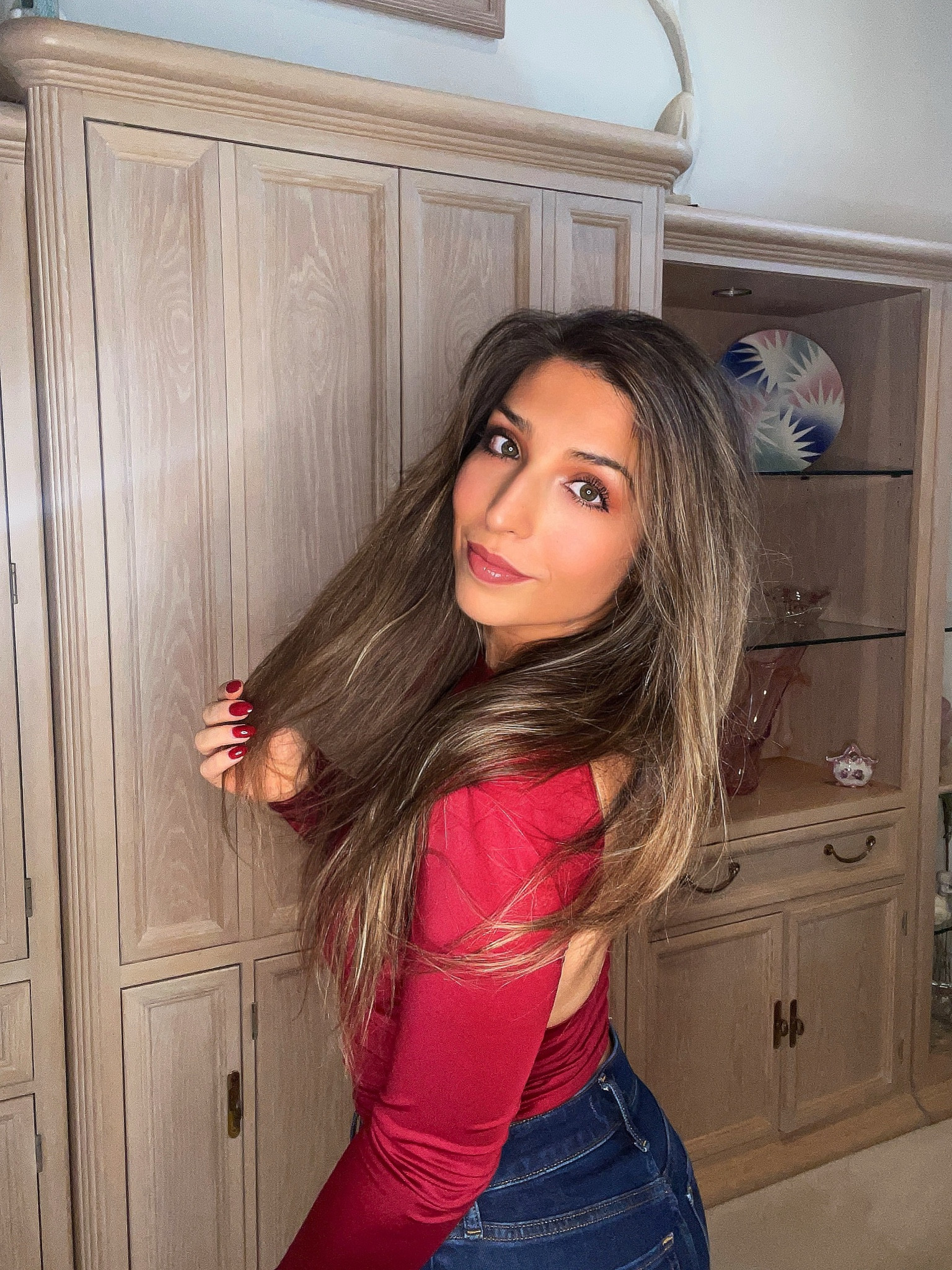 Cut out back long sleeve top. Amazon y2k finds, Amazon basics, Amazon long sleeve shirts, y2k fashion.

Shirt- Size small 
Jeans -size 28/ 6 


#LTKfindsunder50 #LTKstyletip #LTKfindsunder100