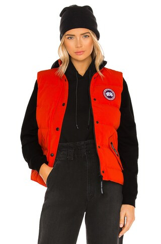 Canada Canada Goose Freestyle Vest in Monarch Orange from Revolve.com | Revolve Clothing (Global)