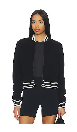 Willa Sherpa Jacket in Black | Revolve Clothing (Global)