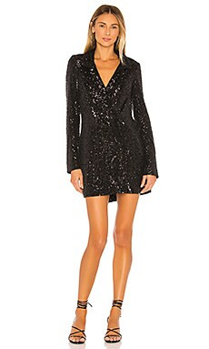 Show Me Your Mumu Bazel Blazer Dress in Limelight Sequins from Revolve.com | Revolve Clothing (Global)
