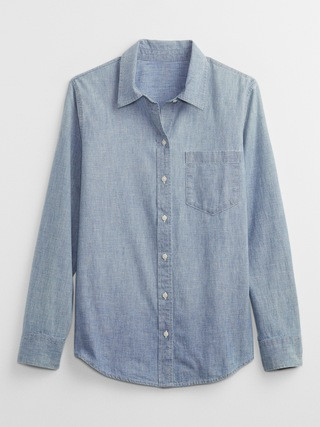 Chambray Easy Shirt | Gap Factory
