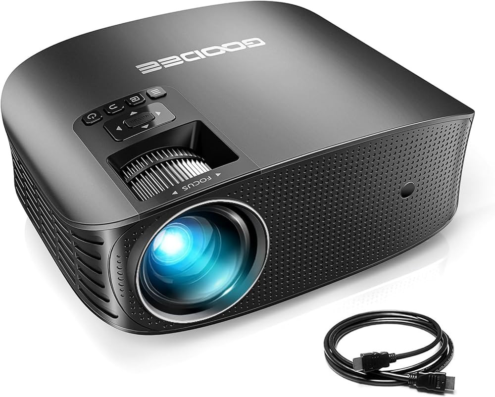 GooDee Projector, 2023 Dolby Native 1080P Video Projector, 15000L Outdoor Movie Projector, 230" S... | Amazon (US)