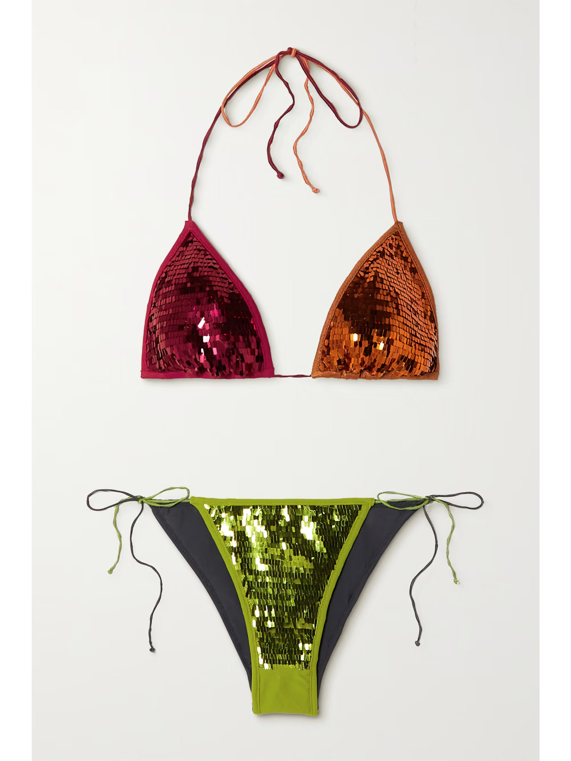 Microkini sequined bikini | NET-A-PORTER (US)