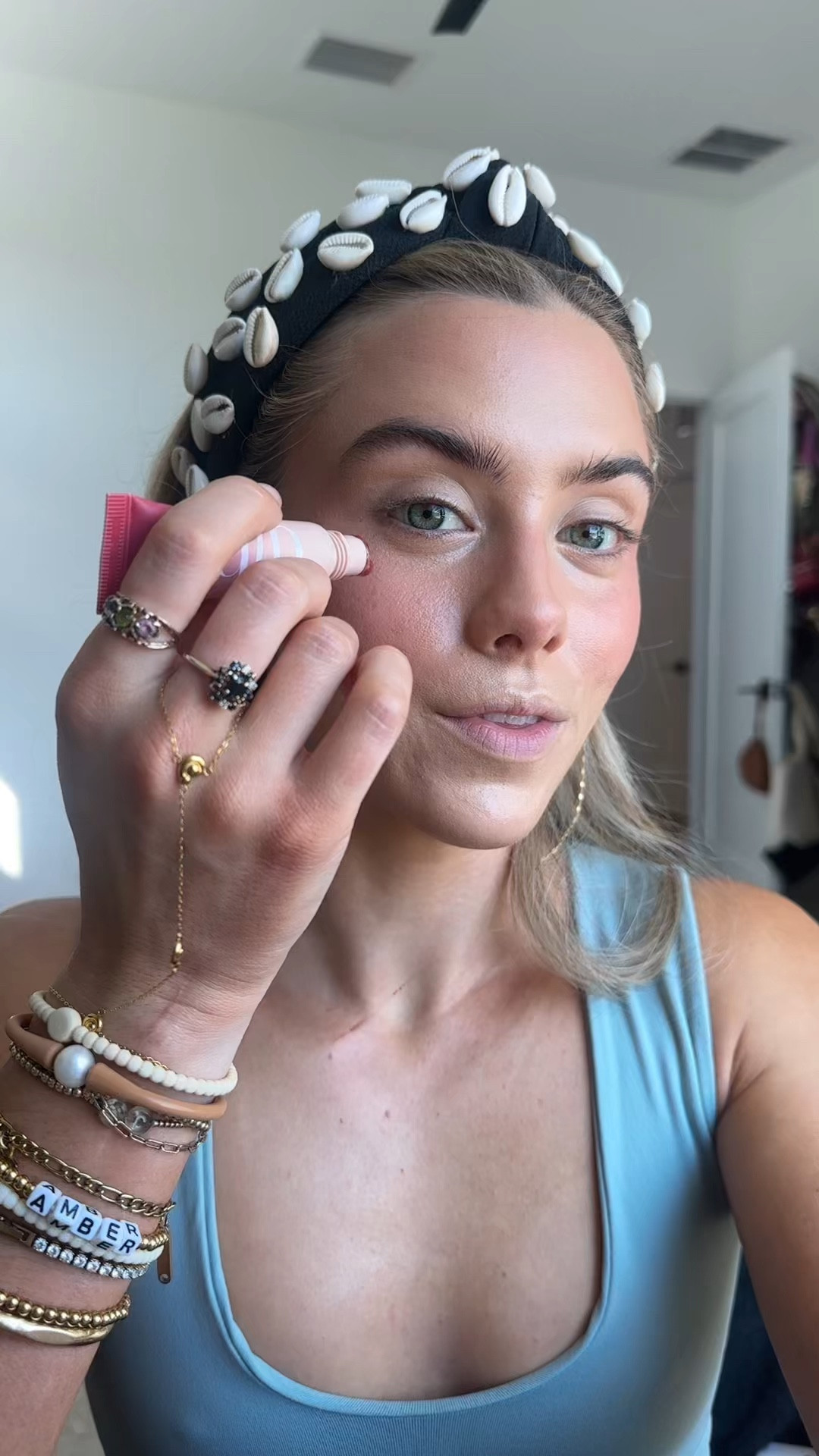 My code is SLOANE. A weightless liquid blush with serious pigment and a soft-stain finish. Cool Blush Serum Cheek Tint delivers buildable payoff—from a natural flush to bold color—with just a drop. Powered by squalane, hyaluronic acid, and hibiscus extract, it blends seamlessly into skin for a “just-pinched” look that stays put. The cooling metal tip delivers a unique swipe of color that looks more like skin and less like effort.

Shade Descriptions:
 
Cool Girl - Midtone Rose
Summer Girl - Bright Coral
Moody Girl - Bronzed Terracotta
Lover Girl - Warm Berry @dibsbeauty   @ulta 

#LTKgrwm #LTKBeauty #LTKselfcare