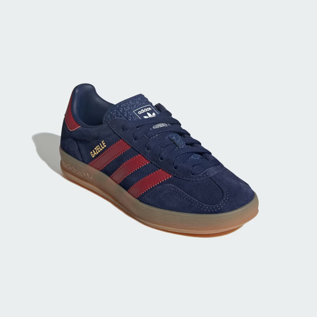adidas Gazelle Indoor Shoes Kids Dark Blue 4.5 Kids - Originals Shoes | adidas (US)