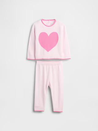 Baby Heart Sweater Set | Gap (US)