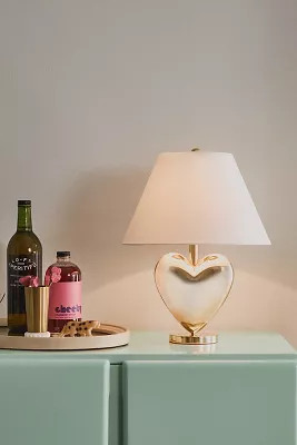 The Icon Table Lamp: Heart Edition | Anthropologie (US)
