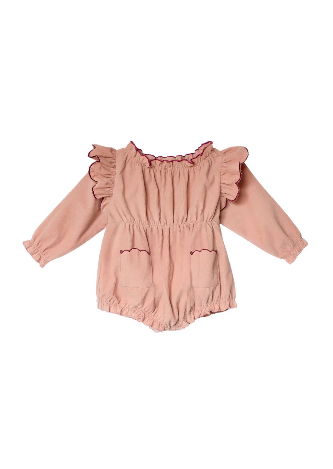 Kitty Playsuit in Pink Clay | Baybala