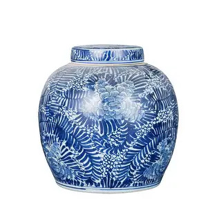 Handmade Blooming Flowers Ancestor Decorative Jar | Bed Bath & Beyond