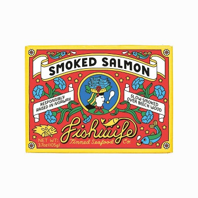 Fishwife Tinned Seafood Co Smoked Salmon - 3.7oz | Target