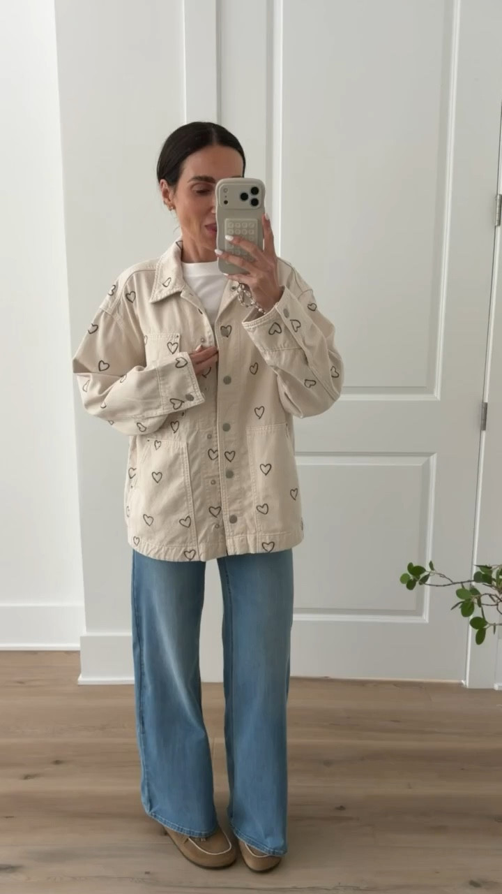 Embroidered denim jacket, spring jacket, target finds, neutrals, everyday outfit, casual outfit, anna monteiro, annabrstyle

#LTKootd #LTKOver40