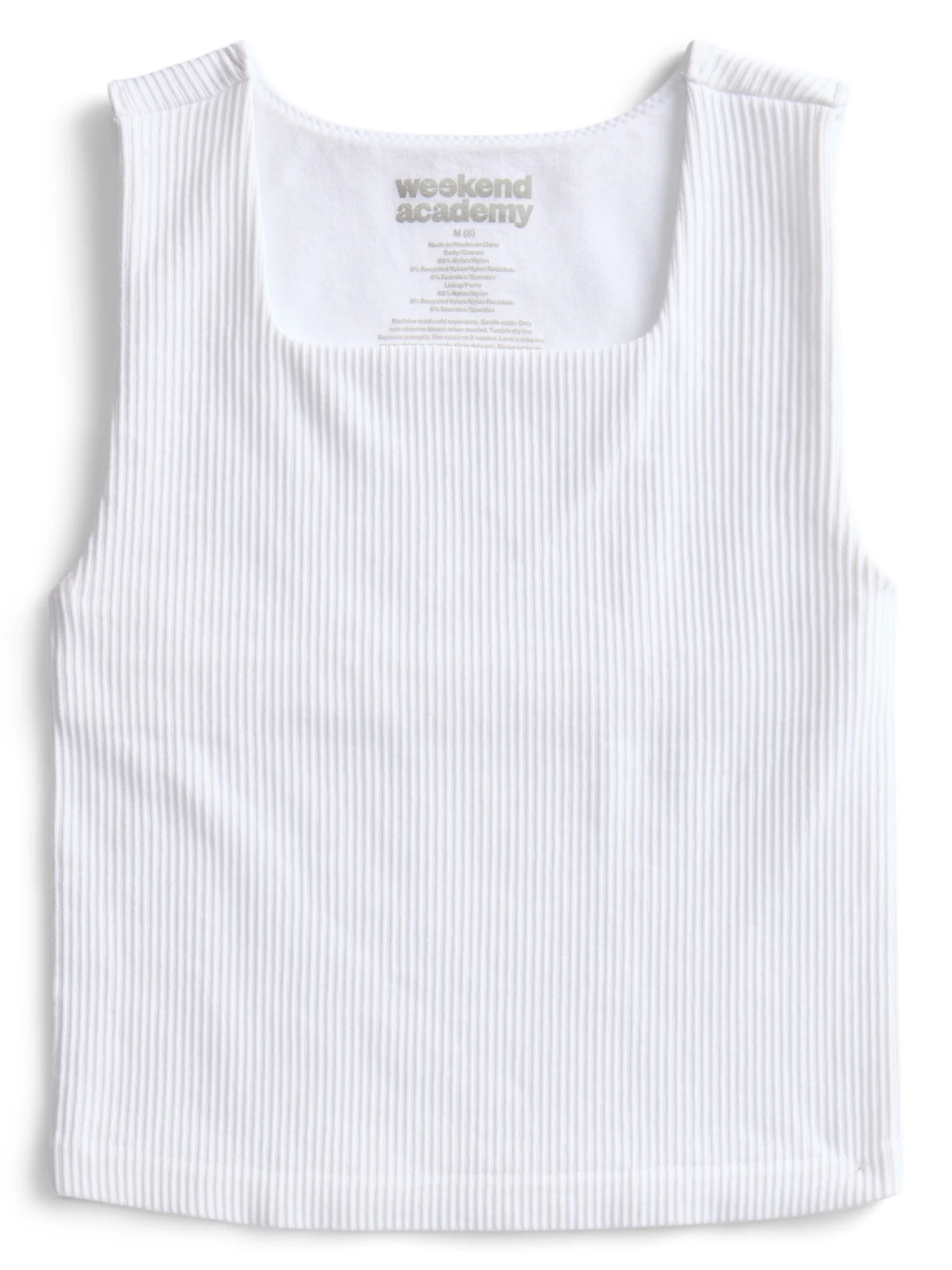 Weekend Academy Girls Seamless Tank Top, Sizes 4-18 | Walmart (US)