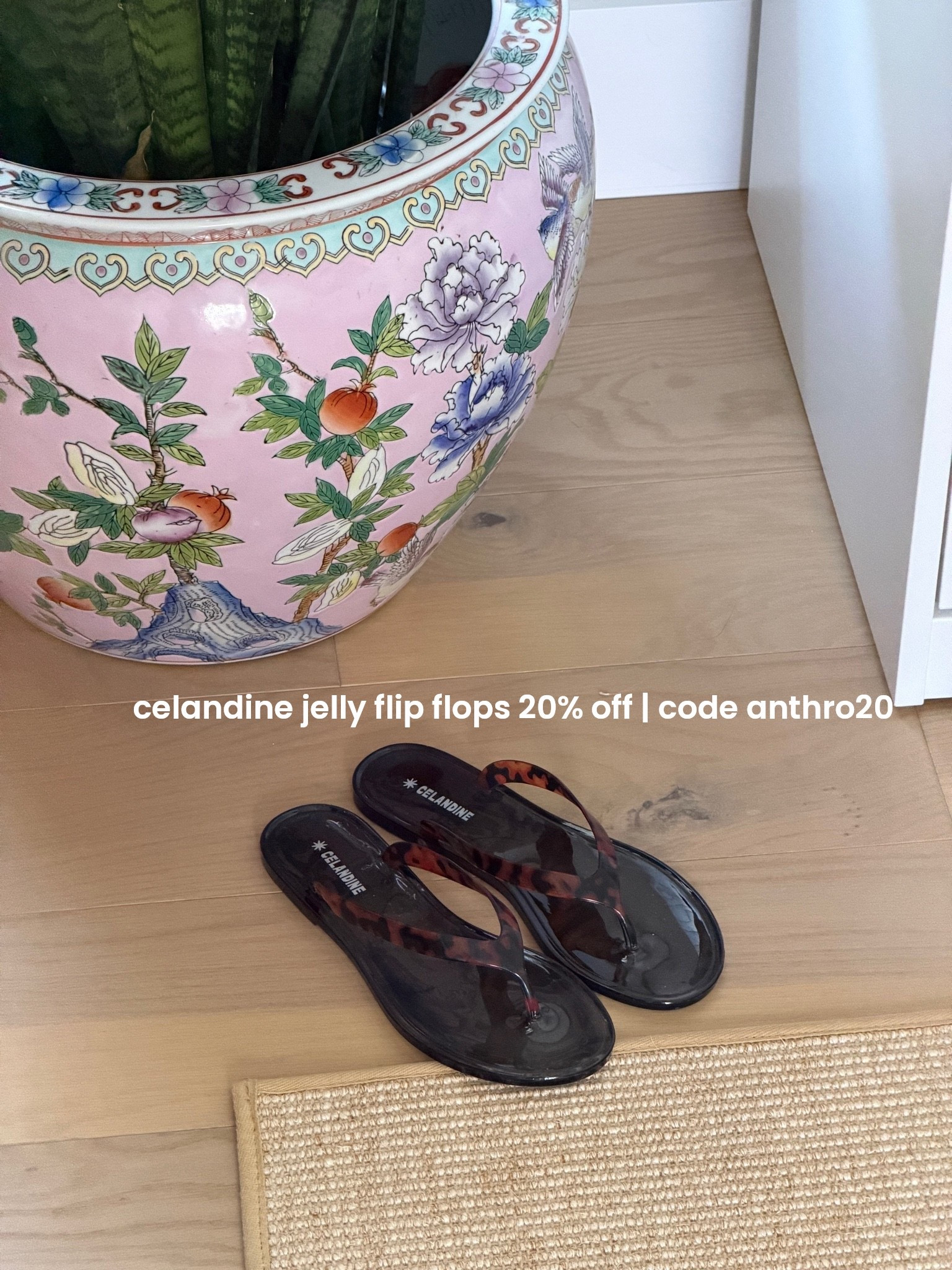[6/25/26] These jellies are so cute and come in a variety of colors!!! On sale for $28 with code anthro20 | this is the color tortoise, wearing true to size 6. 

Linking other favs included in @Anthropologie sale!

#LTKSaleAlert #LTKSeasonal