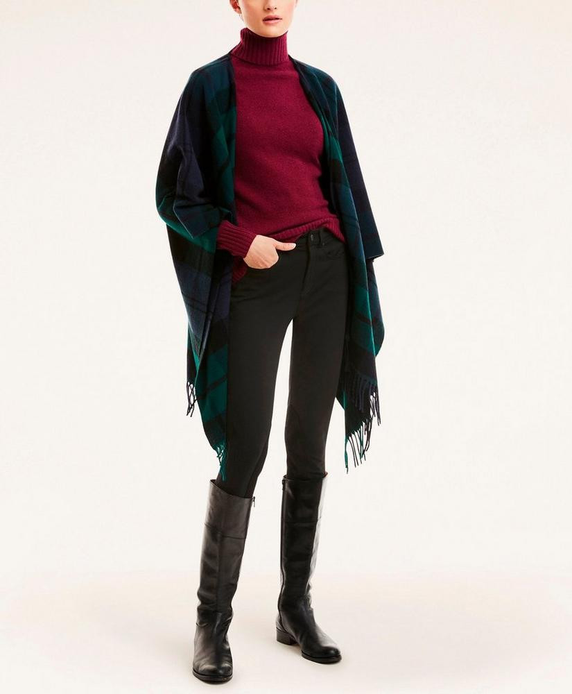 Wool Black Watch Ruana | Brooks Brothers