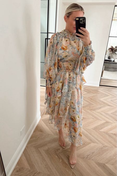 Gorgeous formal gown! I’m wearing a size small. This was the winner for my event! BEYOND comfortable! 🤍

Formal event. Floral dress. Formal gown. Floral dress. Summer dress. Wedding guest. 

#LTKFindsUnder100 #LTKParties #LTKStyleTip