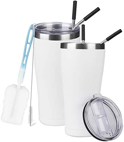 SERENCOZY 32oz Tumbler Stainless Steel Vacuum Insulated Tumbler With Lid And Straws Double Wall T... | Amazon (US)