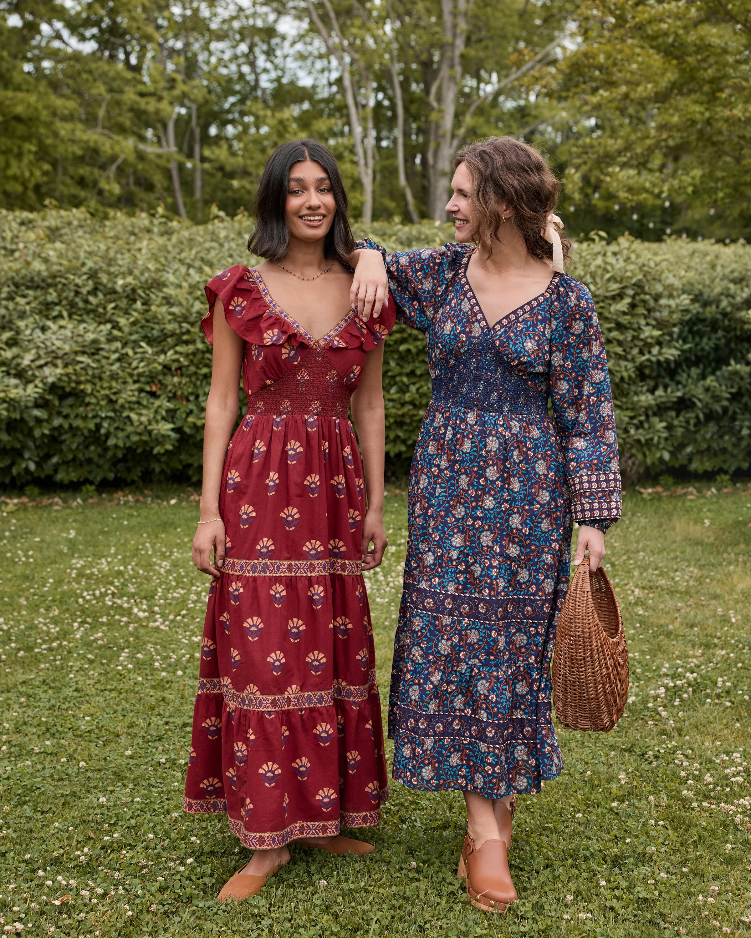 Canyon Wildflower - Cordelia Dress - Red Rock | Printfresh