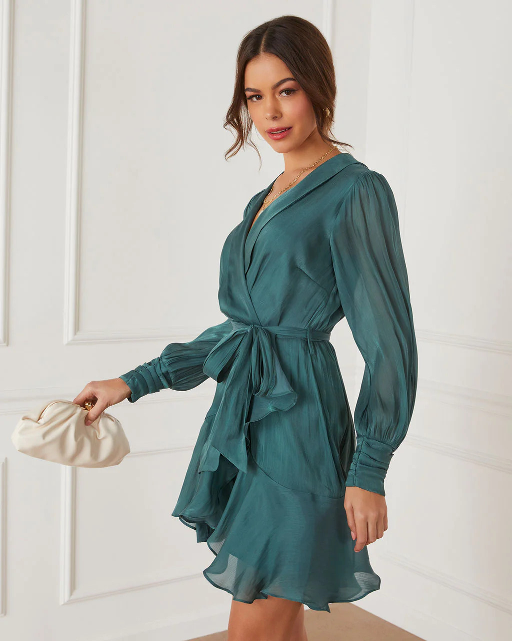 Leona Tie Waist Mini Dress | VICI