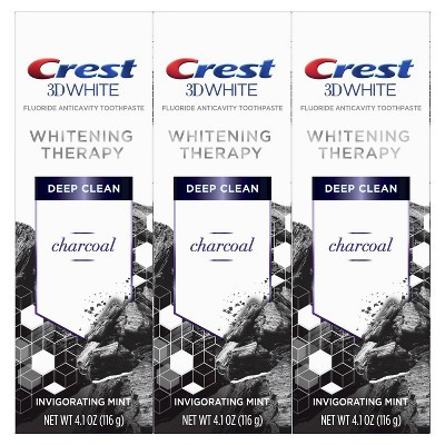 Crest 3D White Charcoal Whitening Toothpaste - 4.1oz | Target