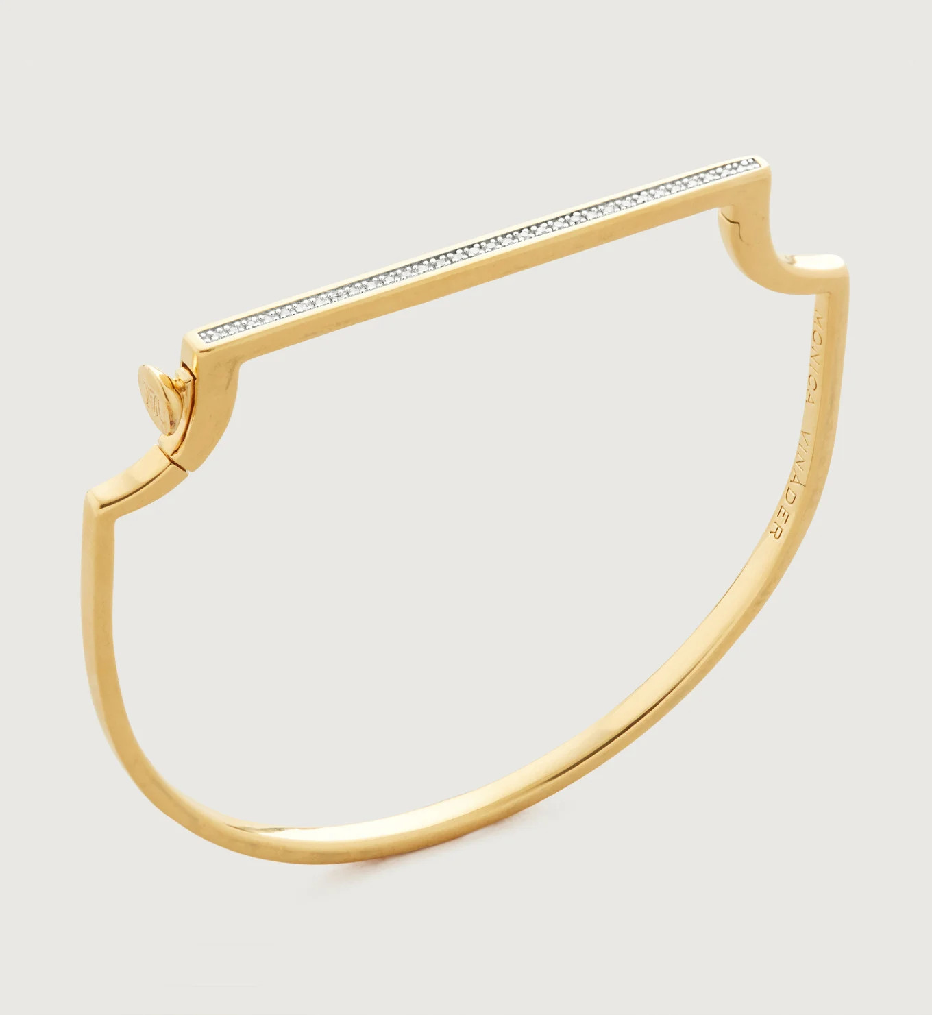 Signature Skinny Diamond Bangle | Monica Vinader (Global)