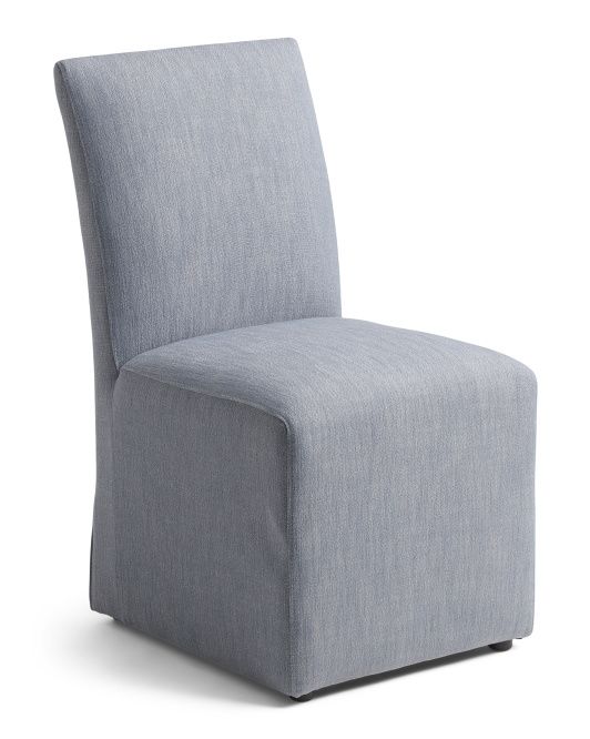 Cambridge Slipcover Dining Chair In Performance Fabric | TJ Maxx
